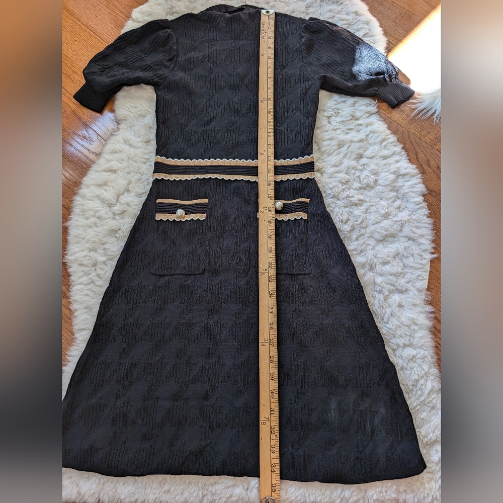 Sandro Black Knit Dress 2 /Medium / US 6 - Picture 14 of 14
